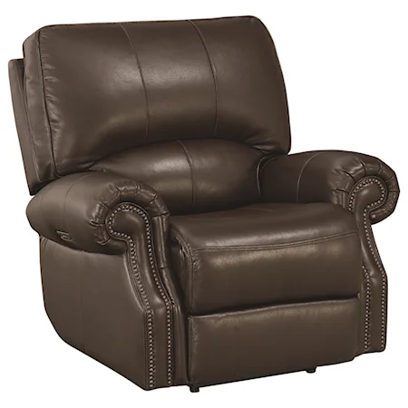 Transitional Wallsaver Recliner with USB Charging