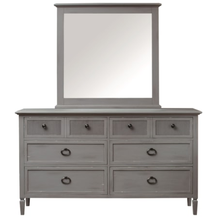 Shoreline Dresser and Mirror Set Shoreline Dresser and Mirror Set