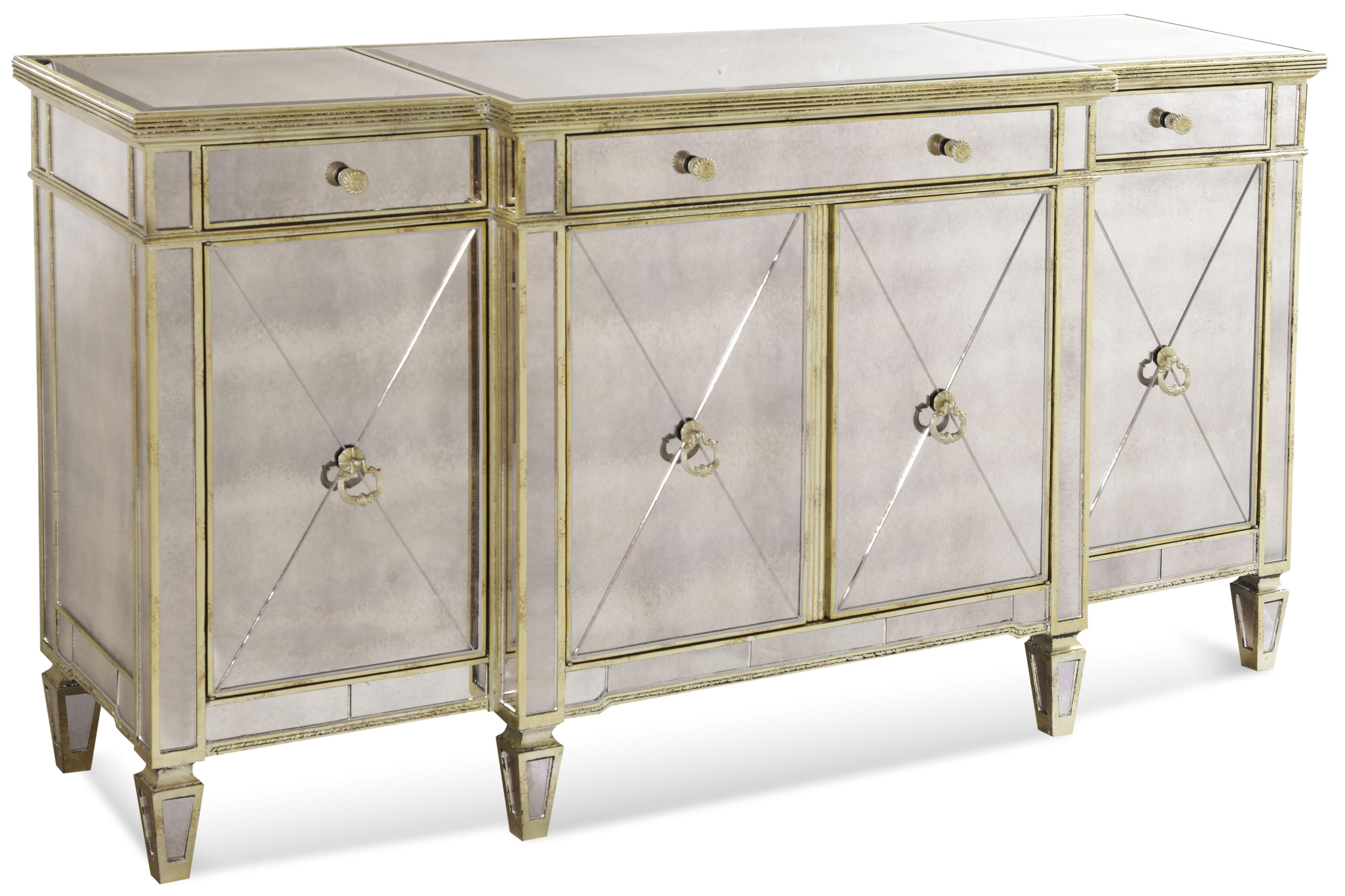 Mirrored credenza hot sale sideboard