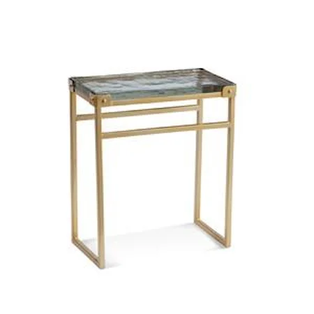 Mixed Materials Accent Table