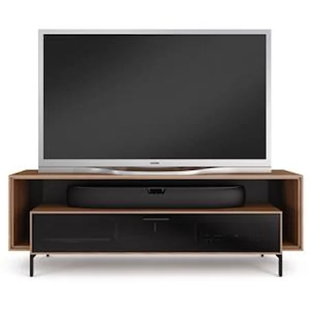 70" TV Stand with Soundbar Compartment