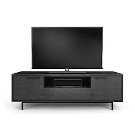 Home Theater Cabinet with Doors and Shelving