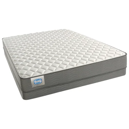 Twin 8 1/2" Firm Innerspring Mattress and Low Profile Triton Lite Foundation