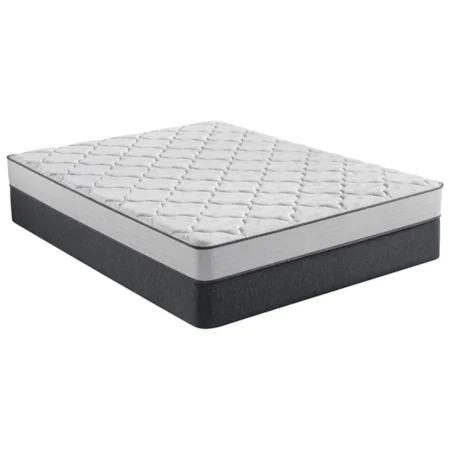 Twin 7 1/2" Medium Foam Mattress and 6" Low Profile Steel Foundation