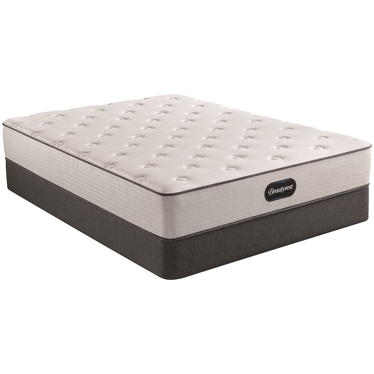 Beautyrest BR800 Medium Queen 12" Pocketed Coil Mattress Set