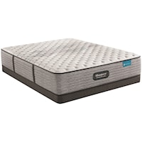 King 13 1/2" Extra Firm Pocketed Coil Mattress and 5" Low Profile Foundation