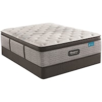 Twin 15 3/4" Medium Pillow Top Pocketed Coil Mattress and 9" Foundation