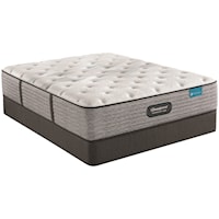 Queen 13 3/4" Medium Firm Pocketed Coil Mattress and 9" Foundation