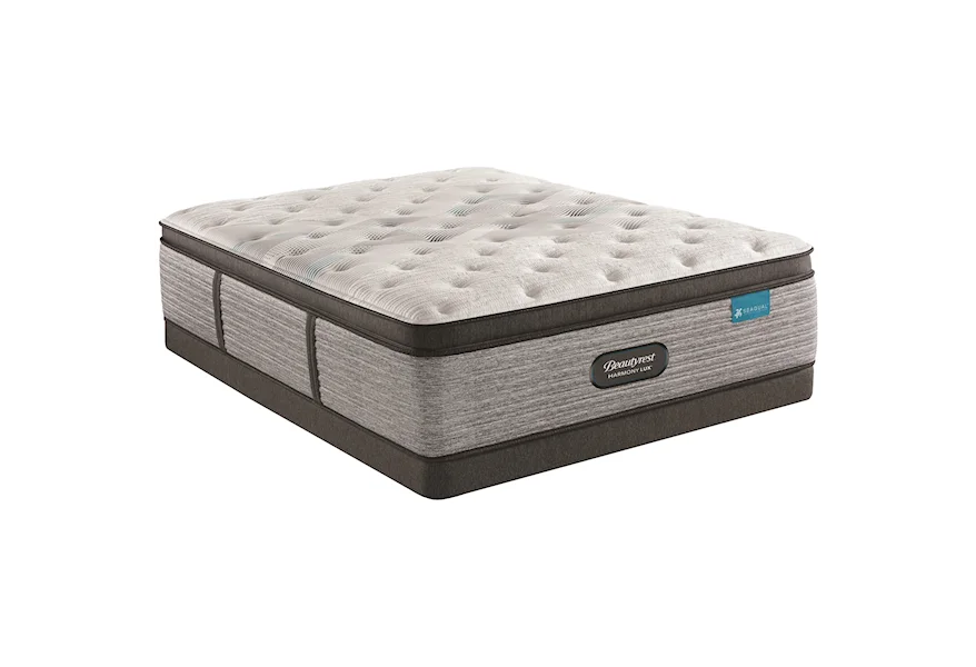 Carbon Series Plush PT King 15 3/4" Plush Pillow Top LP Set by Beautyrest at Furniture and ApplianceMart