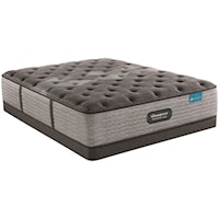 Queen 14 3/4" Medium Firm Premium Pocketed Coil Mattress and 5" Low Profile Foundation