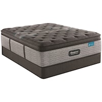 King 17 1/2" Ultra Plush Premium Pocketed Coil Mattress and 9" Foundation