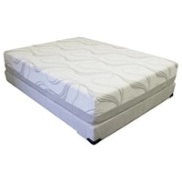 King 10" Gel Memory Foam Mattress and Gel Lux/PC Foundation