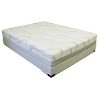 Cal King 12" Gel Memory Foam Mattress and Gel Lux/PC Foundation