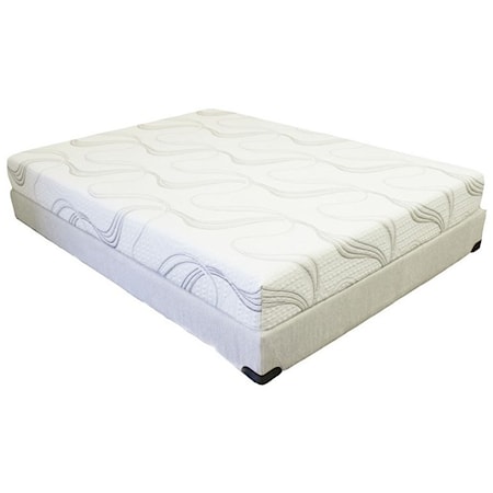 King 8" Gel Memory Foam Mattress Set