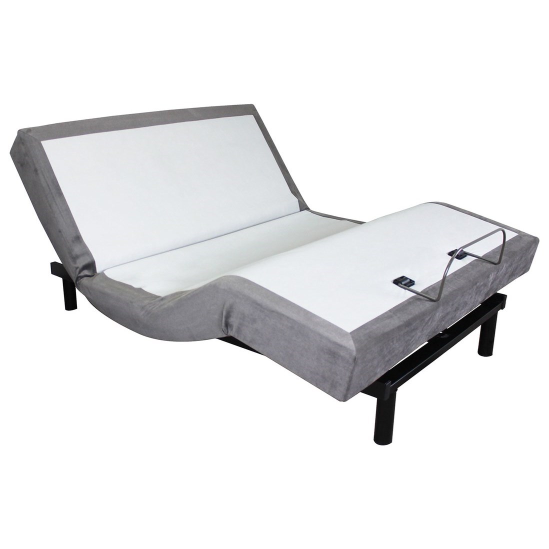 BedTech Gel-Max Memory Foam Twin XL 8" Memory Foam Mattress Adj. Set