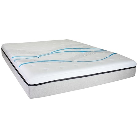 King 10" Hybrid Mattress and Gel Lux/PC Foundation