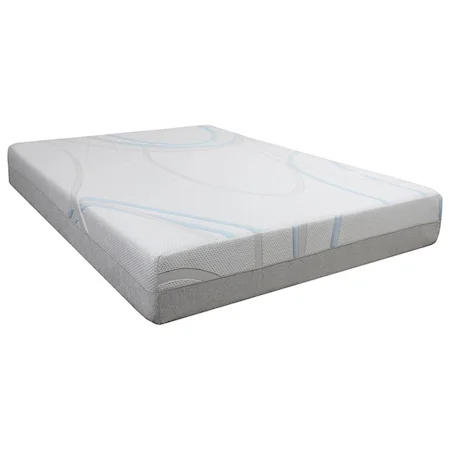 Twin Extra Long 8" Memory Foam Mattress and Wireless Multi Function Adjustable Base