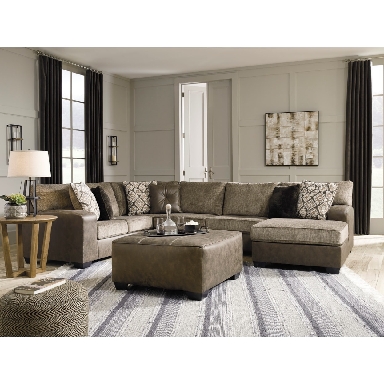 Ashley Abalone Living Room Group