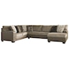 Benchcraft by Ashley Abalone 3-Piece Sectional with Chaise