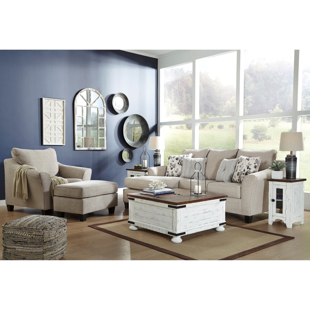 Benchcraft Abney Stationary Living Room Group