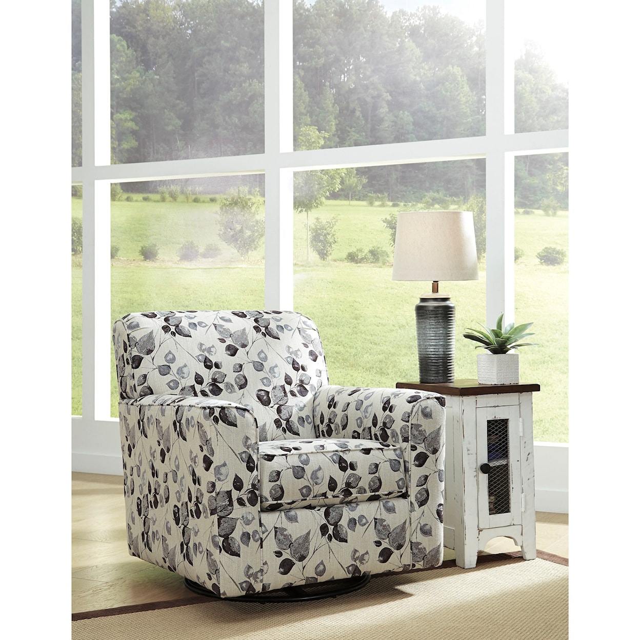 JB King Abney Swivel Accent Chair