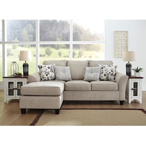 Benchcraft by Ashley Abney Sofa Chaise Queen Sleeper