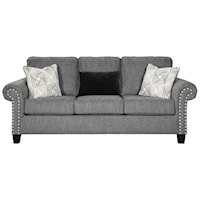 Contemporary Sofa with Nailhead Trim