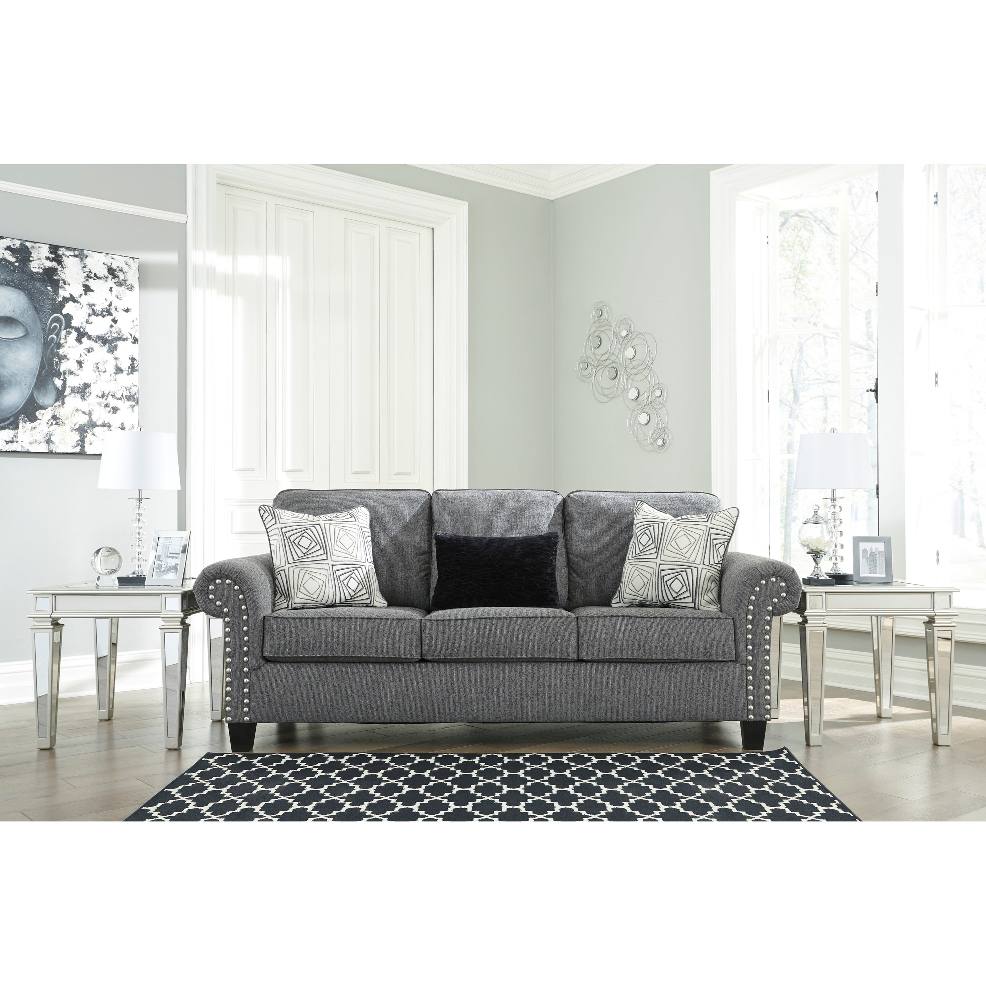 Agleno charcoal sofa hot sale