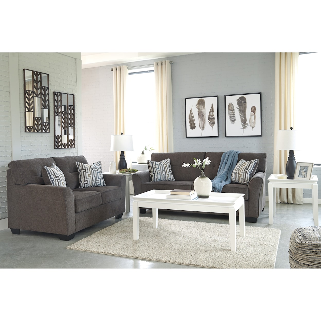 Ashley Furniture Benchcraft Alsen Stationary Living Room Group