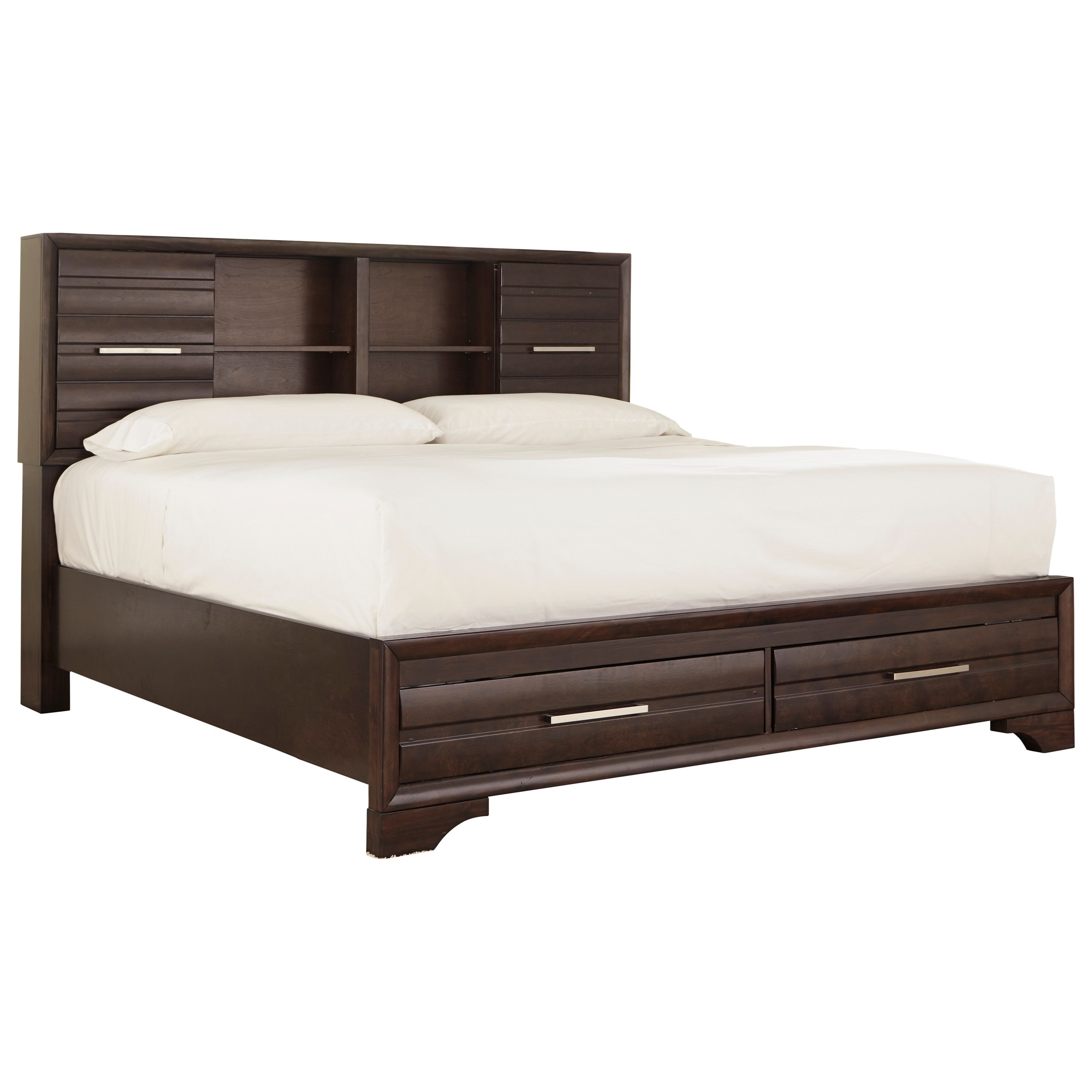 Bookcase Queen Bed House Elements Design