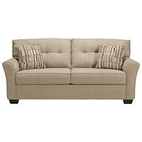 Casual Full Sofa Sleeper with Memory Foam Mattress