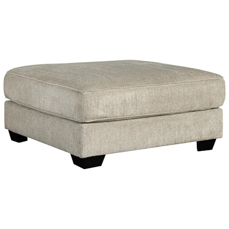 Contemporary Square Oversized Accent Ottoman