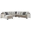 Benchcraft by Ashley Ardsley 5-Piece Sectional with Left Chaise