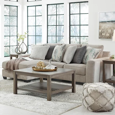 2-Piece Sectional with Left Chaise