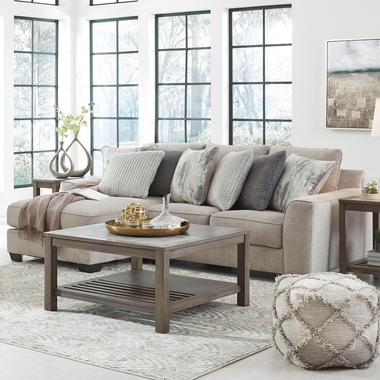 Ashley Ardsley 2-Piece Sectional with Left Chaise