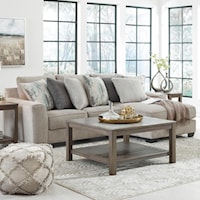 Contemporary 2-Piece Sectional with Right Chaise