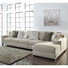 Ashley Furniture Benchcraft Ardsley 3-Piece Sectional with Right Chaise