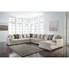 Benchcraft Ardsley 5-Piece Sectional with Right Chaise