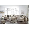 Ashley Ardsley 5-Piece Sectional with Right Chaise