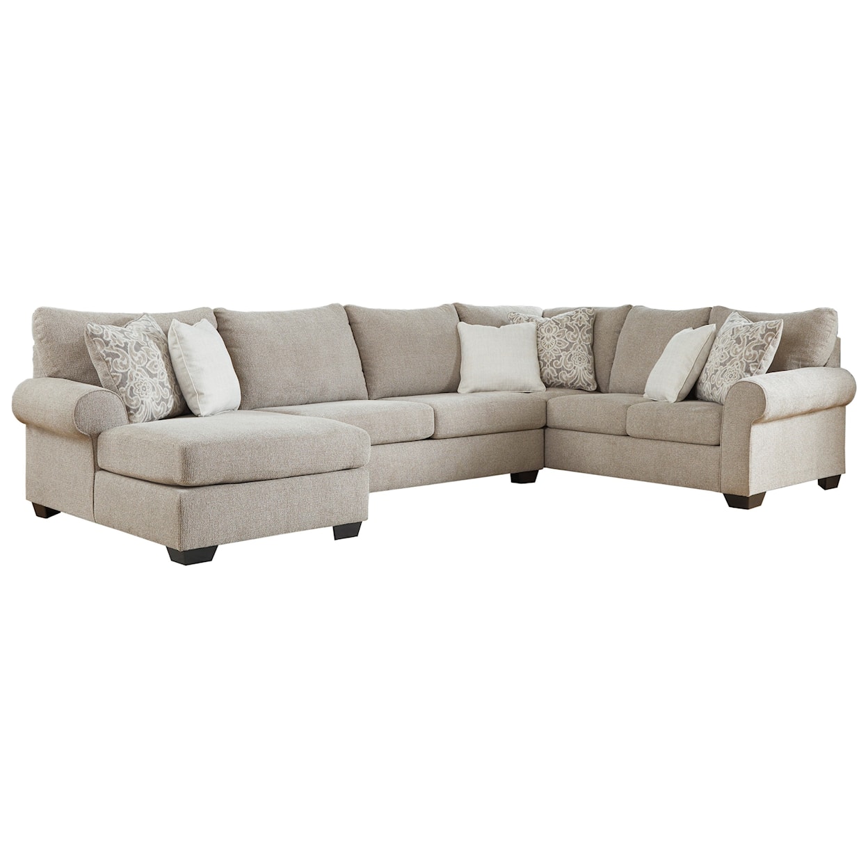 Benchcraft Baranello 3-Piece Sectional with Left Chaise