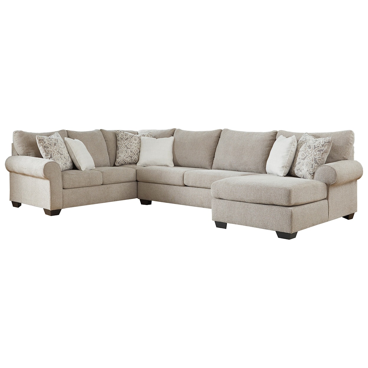 Benchcraft Baranello 3-Piece Sectional with Right Chaise