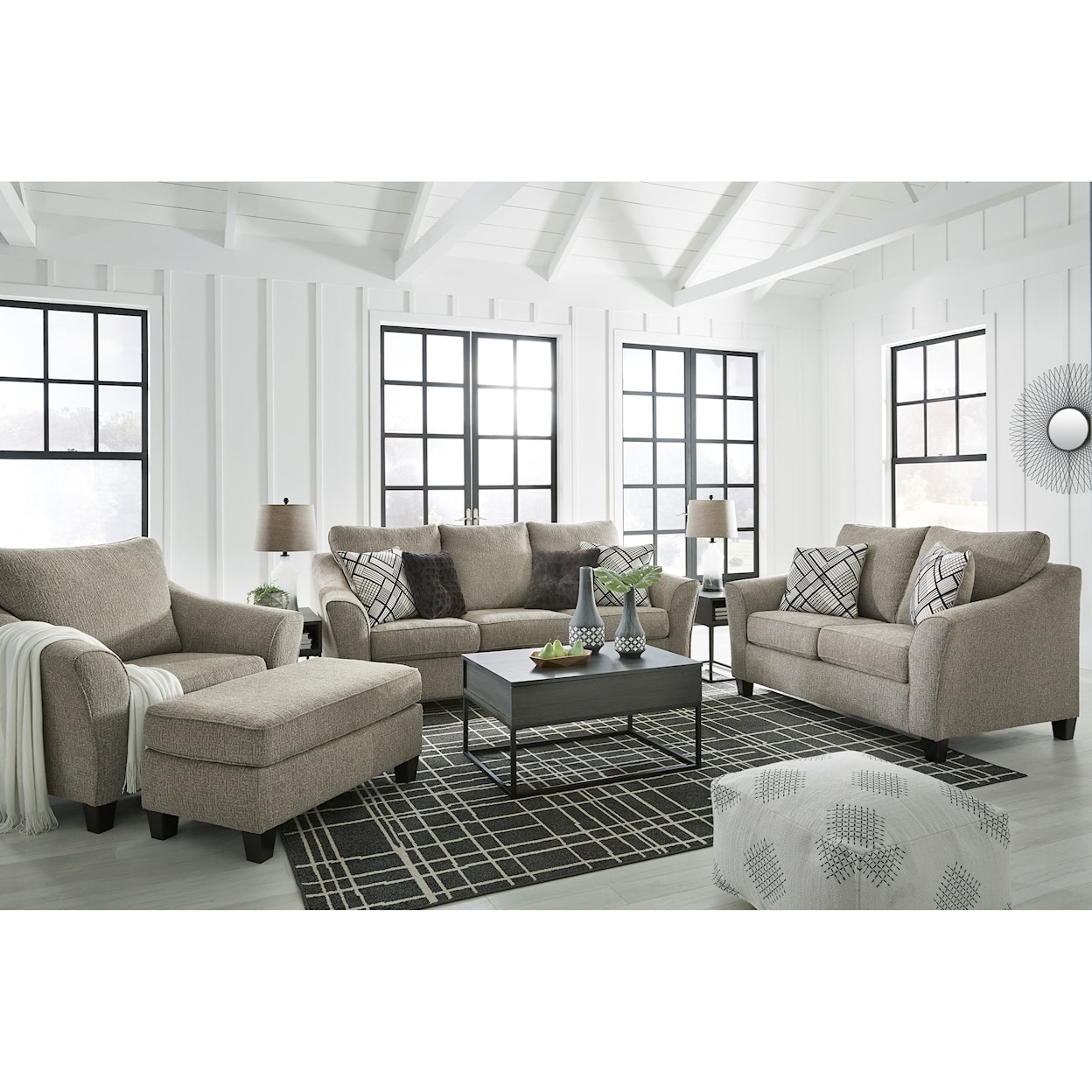 Benchcraft Barnesley 4pc living room group