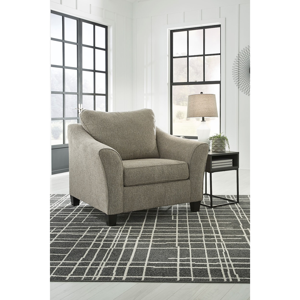 Ashley Furniture Benchcraft Barnesley Contemporary Chair and a Half