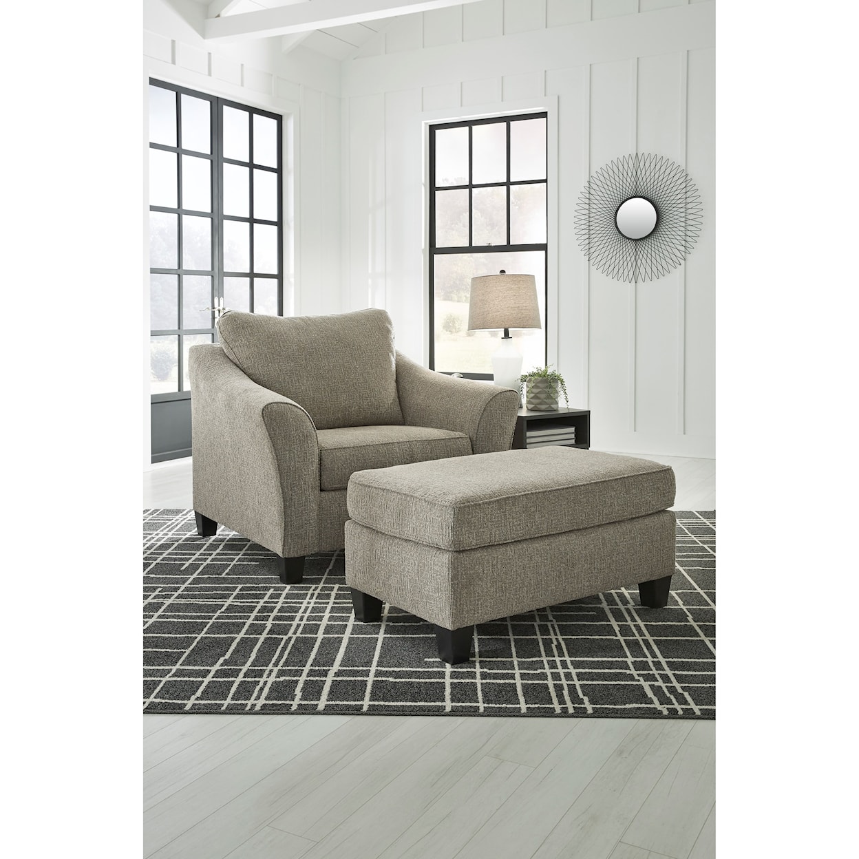 Ashley Furniture Benchcraft Barnesley Contemporary Chair and a Half