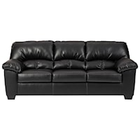 Casual Faux Leather Sofa