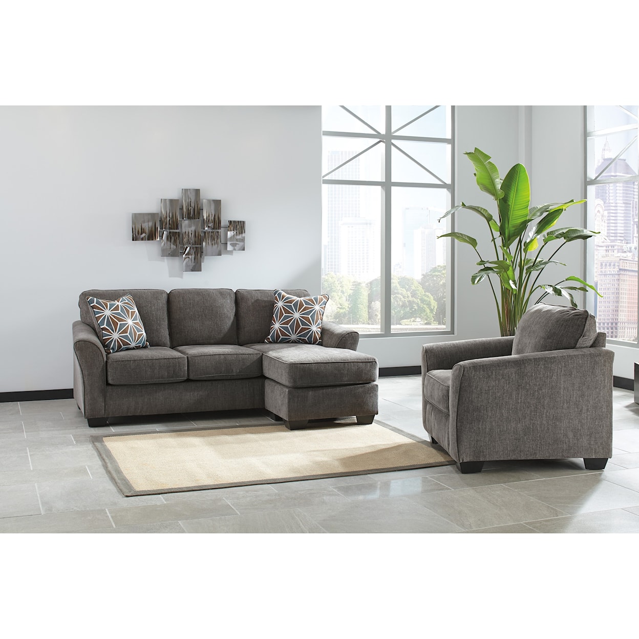 Ashley Furniture Benchcraft Brise Stationary Living Room Group