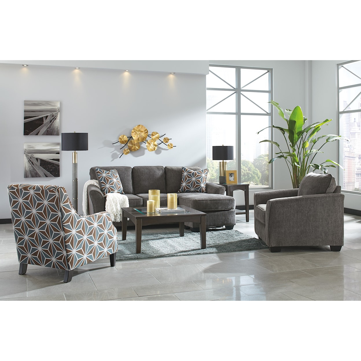 Ashley Furniture Benchcraft Brise Sofa Chaise