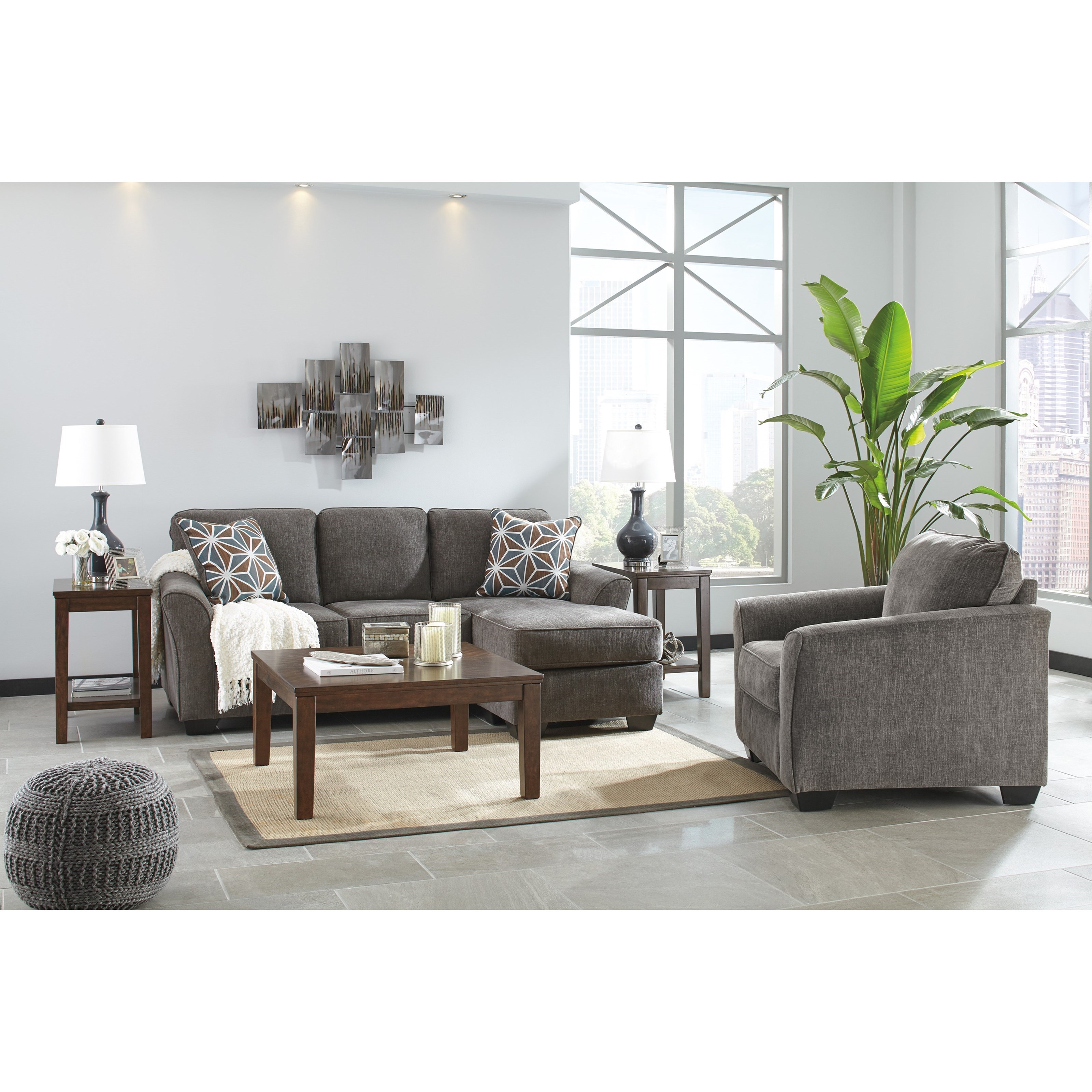 Ashley brise sales sofa chaise