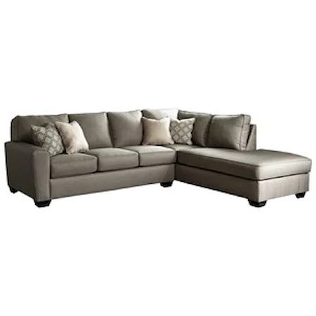 Contemporary Sectional with Right Chaise