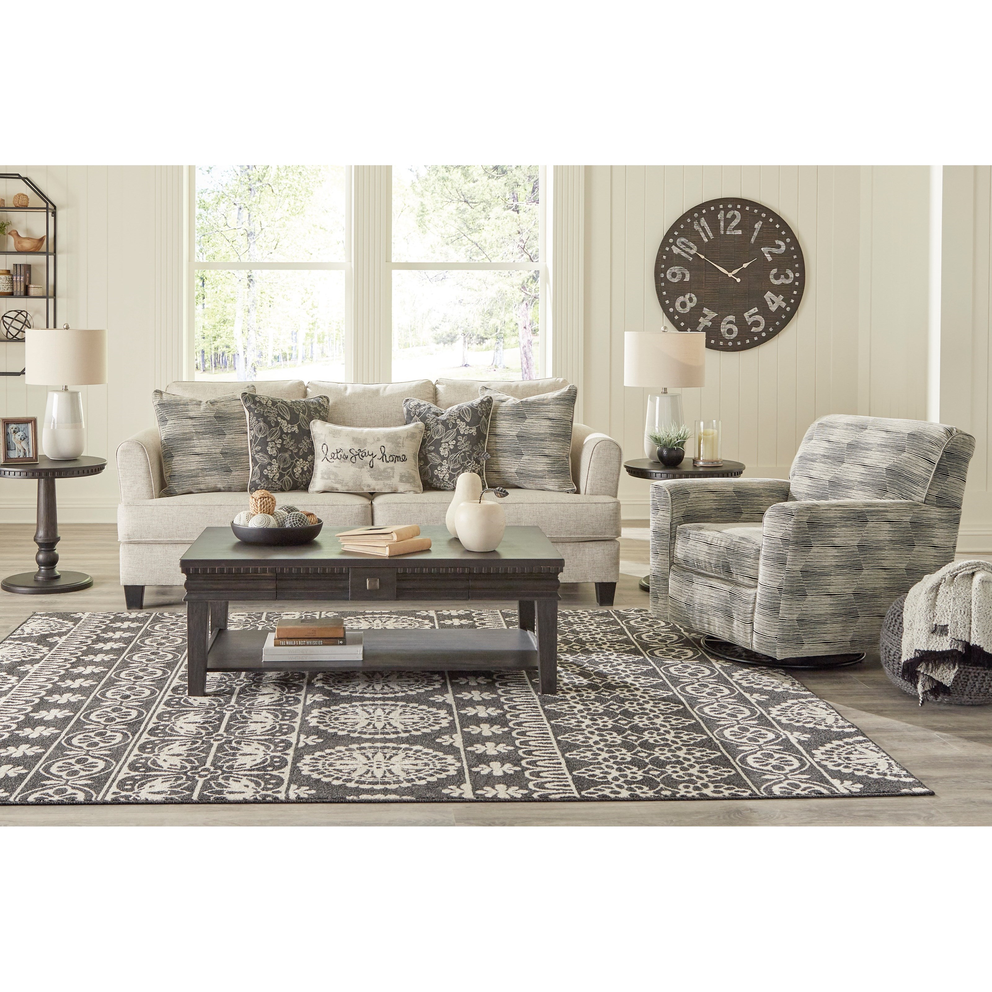 Callisburg swivel glider accent outlet chair